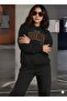 Sevgili Kombini Brooklyn Printed Bottom and Top Hooded Oversized Tracksuit (the Price Is for 2 Sets) - 3