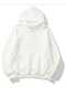 Unisex Men/Women Colorful Yalnizpenguen Custom Printed Cotton Oversized Hooded Sweatshirt - 2