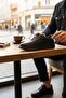 Enoch Genuine Leather Thick Threaded Sole Men's Sneaker Shoes Orthopedic Sole - 2