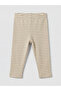 Beige Printed Baby Boy Snap-On Bodysuit and Sweatpants - 5