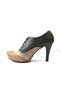 E.201 Genuine Leather Hidden Platform High Heel Women's Shoes - 3