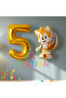 Sonic Tails 5 Year Old Foil Balloon Set – Number 1 Birthday Party Decoration