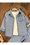 Lycra Jeans Front Buttoned Short Sleeve 3-Piece Jeans Set for Baby Boy/Child - 4