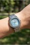 Blue Dial Women's Wristwatch |   35mm Silver Color Steel Case and Steel Band - 3