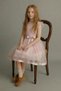 Girls' Formal Dress Pink Color Tulle Sequin-Embroidered Elegant Dress - 3