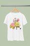 Spongebob Printed Cotton Short-Sleeved Regular Fit Youth and Children's T-Shirt