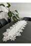 French Lace Linen Gardenia Luxury Laced Runner