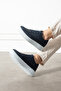 Lynor Men's Navy Blue Lace-Up Flat Sole Sneaker Shoes - 3