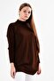 Women's Half Fisherman Soft Textured Knitwear Tunic