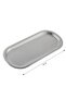 Gray Metal Tray 35 cm (S6) - 4