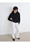 Black Oversize Women's Thick Hoodie (S6)