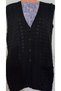 Er Clothing Seasonal Knitwear Vest Double Pocket Buttoned Black - 3