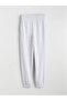 Gray Elastic Waist Women's Jogger Sweatpants (S6) - 5