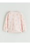 Pink Crew Neck Floral Baby Girl Pajama Set (S6) - 5
