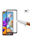 واقي شاشة زجاجي مقاوم للكسر لهاتف Galaxy A21S Zore - أسود - 3