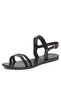 sandale damă negre E6720-101 - 2