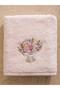 Pink Floral Embroidered Face Towel 50X80 cm (S6) - 3