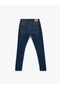 Regular Waist Narrow Leg Cotton Skinny Fit Jean Trousers - Michael Jean - 5