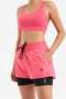Women's Double Layered Tights Sports Shorts - 2