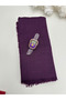 10 Pieces Purple Flared Scarf and Zikirmatik Set Hajj Umrah Mawlid Gift - 3