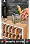 Durable Hard Plastic Transparent Coated Kitchen Very Stylish Modern 12-Piece Special Spice Rack Set with Stand and Spoon - 4