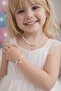 Girl's Evil Eye Beaded Necklace and Bracelet Set – Evil Eye Charm Heart Star - 3
