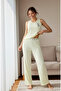 Women's Bugs Bunny Figure Printed Pants and Strap Cotton Lycra Pajamas Set - 2