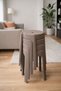 4 Pieces of Stackable Plastic Stools with Non-Slip Bases - Multi-Purpose Stool for Home, Balcony, Garden Type