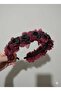 Burgundy Crown, Bride, Maternity Henna Night Wedding Circumcision Birthday School Show Crown - 3
