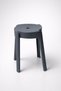 4 Pieces of Stackable Plastic Stools with Non-Slip Bases - Multi-Purpose Stool for Home, Balcony, Garden Type - 2