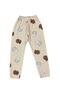 Unisex Children's Pajama Set Dog Pattern 100% Cotton Reported Interlock Fabric Crew Neck Long Sleeves - 6