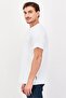 Men Crew Neck Short Sleeve Brand Logo T-Shirts, White - 2