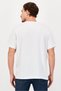 Men Sportswear Fit Short Sleeve Outdoor T-Shirt, White - 3