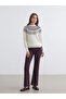 Esvab • Modern & Distinctive Zero Roba Collar Embroidered Women's Knitwear Sweater - 2