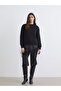 Esvab • Modern & Distinctive Lace Detailed Loose Fit Women's Thick Sweatshirt - 3