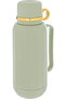 thermos, 1 liter, thermal glass inner container, plastic outer shell - olive green - 3