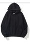 Unisex Men/Women Colorful Yalnizpenguen Custom Printed Cotton Oversized Hooded Sweatshirt - 2