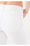 Andrea Women's White Spanish Leg Extra Lycra High Waist Jean Women's Denim Pants - 7