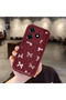 Tecno Spark 10 Pro Compatible Trendy Quality Burgundy Color Ribbon Silicone Case Shock Absorbing Protection - 3