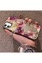 متوافق مع هاتف iPhone 12، تصميم خفيف الوزن وفاخر بنمط الزهور، غطاء هاتف واقٍ من الصدمات - 3