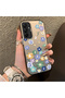 Samsung Galaxy A15 Compatible, Beautiful Floral Pattern, Impact Protective Phone Case