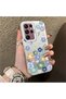Samsung Galaxy S22 Ultra Compatible, Beautiful Flower Pattern, Impact Protective Phone Case