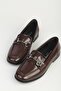 Women's Brown Loafer Pc-55704