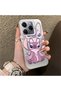 Tecno Spark 20 Pro Compatible, Stitch Couples Design Shock Protection Phone Case.