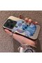 Redmi Note 14 Compatible, Stitch Couples Design Shock-Proof Phone Case. - 2