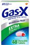 Extra Strength Chewable Gas Relief Tablets with Simethicone 125 mg, Cherry - 48 Count