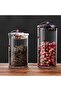 Set of 4 Borosilicate Glass Jars with Ethnic Patterned Fabric Covers 500-650-800-1000 ml - 3