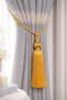 Gold Kukali Ceiling Bracket Curtain Collection Accessory Mustard - 4