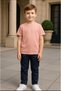 Unisex Children's Crew Neck Short Sleeve Standard Fit 3-Pack Powder Color Kids T-Shirt - 2