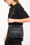 Women's Washing Leather Shoulder Bag Multi-Compartment Women's Bag with Cross Strap Cross Strap - 2